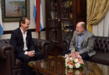 Bordet y Busti analizaron la política institucional de la provincia y la Nación
