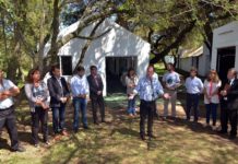 Bordet inauguró obras en la reserva natural Parque Berduc