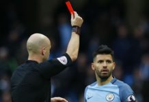 Sancionaron por cuatro fechas a Kun Agüero tras el fuerte planchazo contra David Luiz