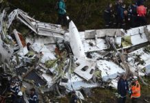 Accidente de Chapecoense. Confirman que la falta de combustible fue la causa de la tragedia