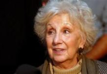 Estela de Carlotto, sobre César Milani: «No lo defendimos antes ni lo haremos ahora»