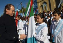 Bordet citó a Manuel Belgrano y llamó a “ser buenos hijos” de la Patria