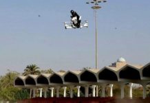 La increíble moto voladora que usará la policía de Dubai
