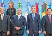 OMC: Macri se reunió con los presidentes del Mercosur para hablar del pacto con la UE