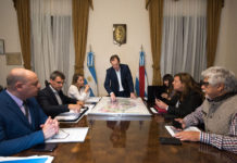 Bordet pidió a sus funcionarios monitoreo y contención permanente para atender las consecuencias del temporal