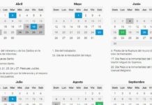 El 2019 tendrá 19 feriados y tres «puentes»