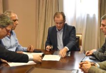 Bordet firmó los acuerdos que aseguran la continuidad de importantes obras en la provincia