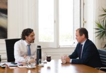 Bordet acordó con Cafiero gestiones para Entre Ríos