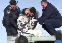 La astronauta Christina Koch bate un récord extraordinario con su regreso a la Tierra