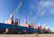 Llega a Ibicuy para completar su carga el carguero que zarpó de Concepción del Uruguay