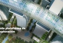 Un espectacular rascacielos tumbado a 250 metros de altura