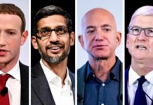 Amazon, Apple, Facebook y Google: las duras críticas del Congreso de EE.UU. ante el creciente poder de las cuatro mayores empresas tecnológicas