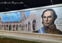 Fue descubierto y presentado oficialmente el mural realizado en el bulevar Sansoni