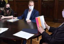 Bordet acordó en Nación la puesta en valor del Palacio San José