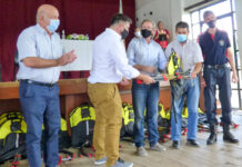 El gobierno provincial realizó aportes de fondos e insumos a Bomberos Voluntarios