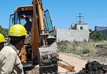 Avanza la obra de ampliación del colector oeste de Concepción del Uruguay la cual beneficiará a más de 8 mil habitantes
