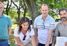 Bordet recorrió las islas donde se construirá el parque natural provincial