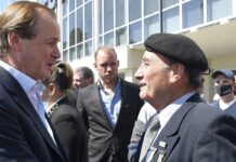 “Reconocemos a nuestros excombatientes por defender los intereses de todos los argentinos”, dijo Bordet