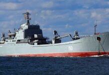 Rusia reflota el Saratov, el barco hundido por su propia tripulación tras un ataque ucraniano