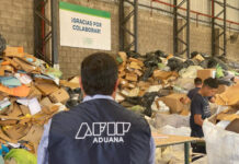 La Aduana donó más de 23 toneladas de papel en desuso a la Fundación Garrahan