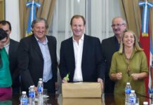 Bordet abrió los sobres para reconstruir la ruta 39 y el acceso al Palacio San José