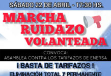 Nueva protesta por el tarifaso de ENERSA