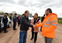 La obra sobre la ruta provincial 23 avanza a buen ritmo en cuatro frentes simultáneos