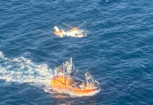 Prefectura aeroevacuó de urgencia al tripulante de un pesquero