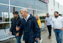 Frigerio recorrió las zonas afectadas en Villaguay tras el temporal