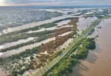 El río sigue estacionado en 7.30