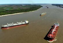 El proyecto de DNU incorpora el tramo entrerriano a la vía navegable troncal de la Hidrovía Paraguay-Paraná