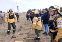 Continúan las capacitaciones en combate de incendios forestales