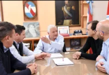 Los intendentes del Departamento se reunieron con Lauritto