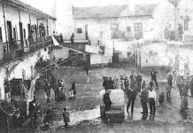 Esperando la carroza en 1871