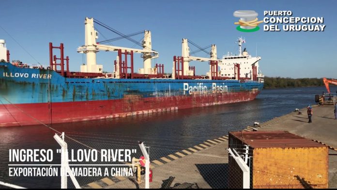 Comienza una nueva carga de madera desde los puertos entrerrianos