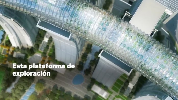 Un espectacular rascacielos tumbado a 250 metros de altura
