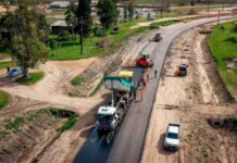 Avanza la obra del acceso norte a Concepción del Uruguay