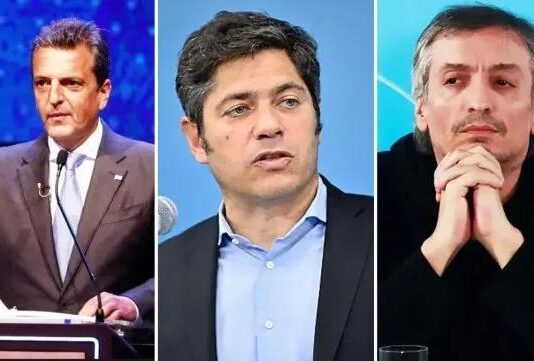 Kicillof, Massa y Máximo Kirchner se reunieron en cónclave del PJ