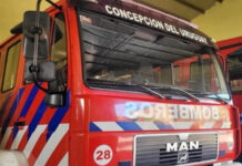Bomberos sofocaron el incendio de una moto en Balbín