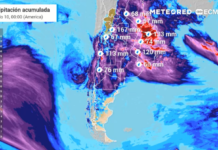 Alerta naranja por tormentas severas en el centro de Argentina