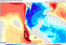 Semana con lluvias desparejas y temperaturas bajas en Argentina