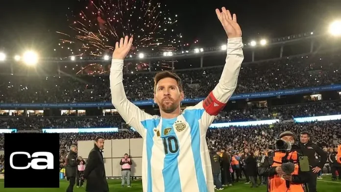 Messi juega su último partido en la Selección Argentina