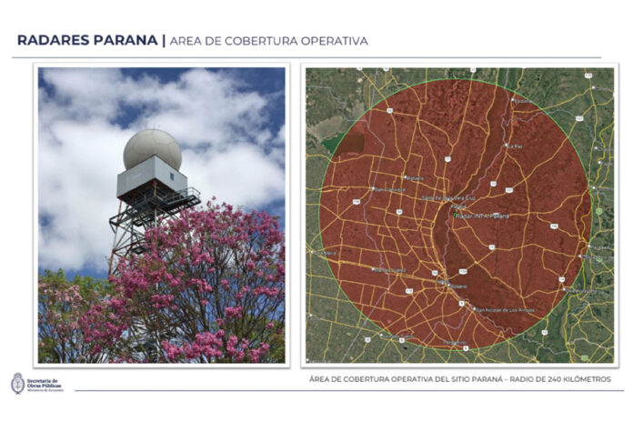 Entre Ríos suma un nuevo radar meteorológico en Paraná
